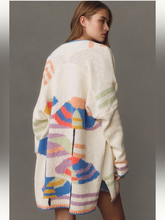 Anthropologie Sweaters - Maeve Umbrella Cardigan Sweater Size M/L Excellent Condition
